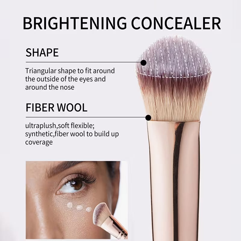 Velure Luxe 5pcs Dual-Ended Makeup Brush Set – Premium Face & Eye Brushes