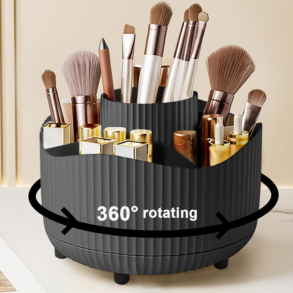 360° Rotating Makeup Organizer for Easy Beauty Essentials Storage