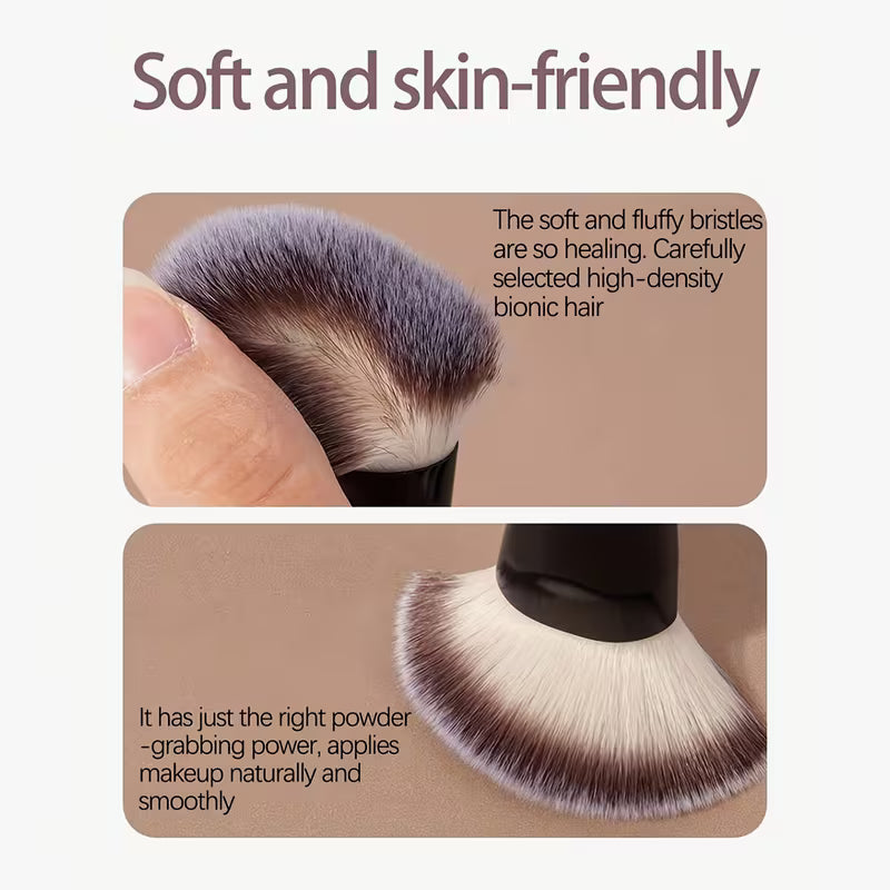 Velure Luxe 2pcs Double Ended Foundation & Contouring Brush Set