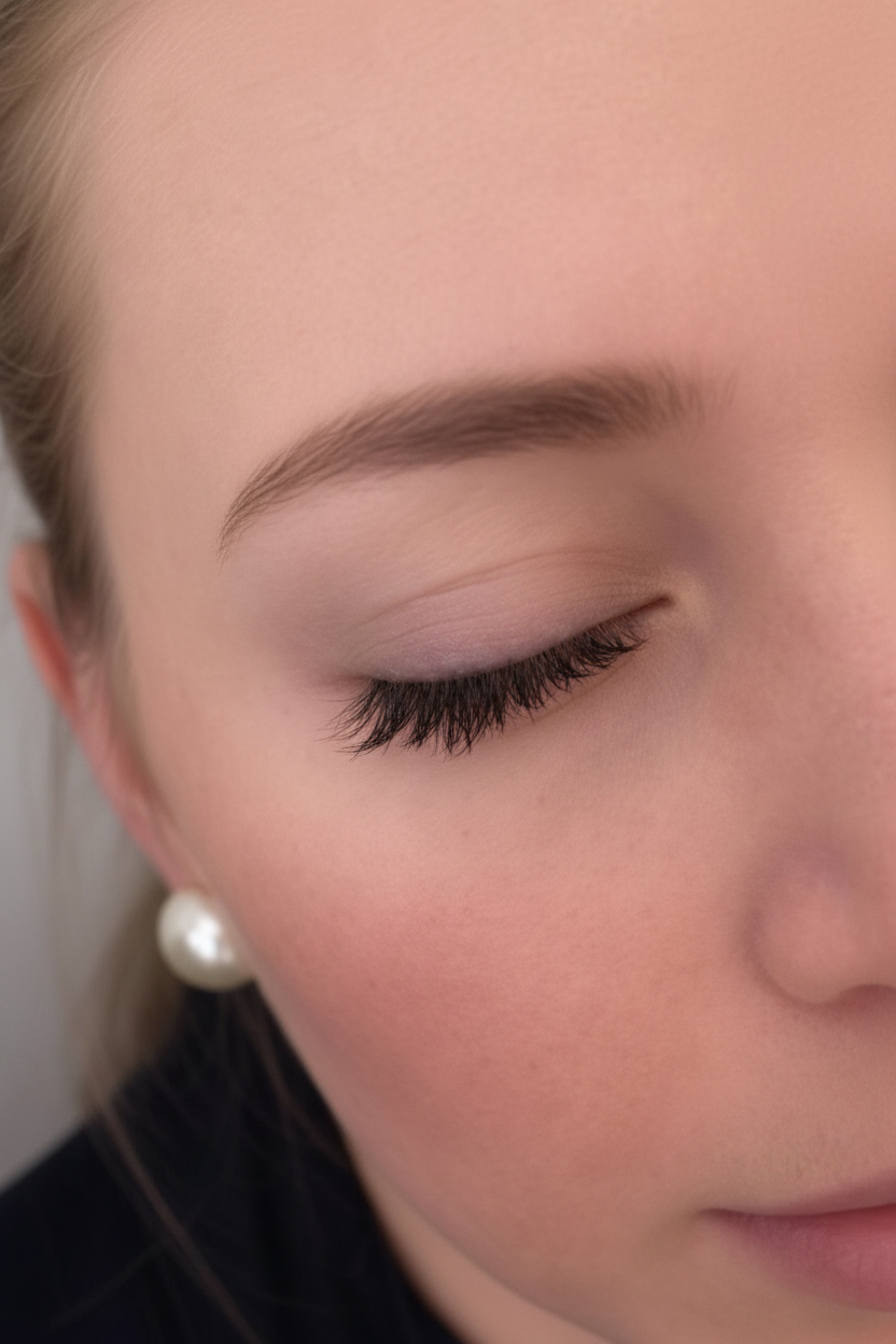 Closed Eye Lashes